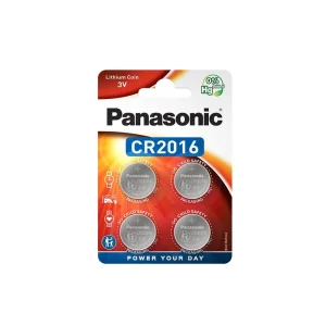 Батарейка Panasonic литиевая CR2016 блистер, 4 шт., CR-2016EL/4B